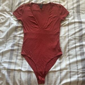 Forever 21 Red Bodysuit